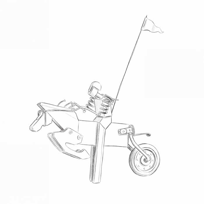 Boceto - Hípiconauta